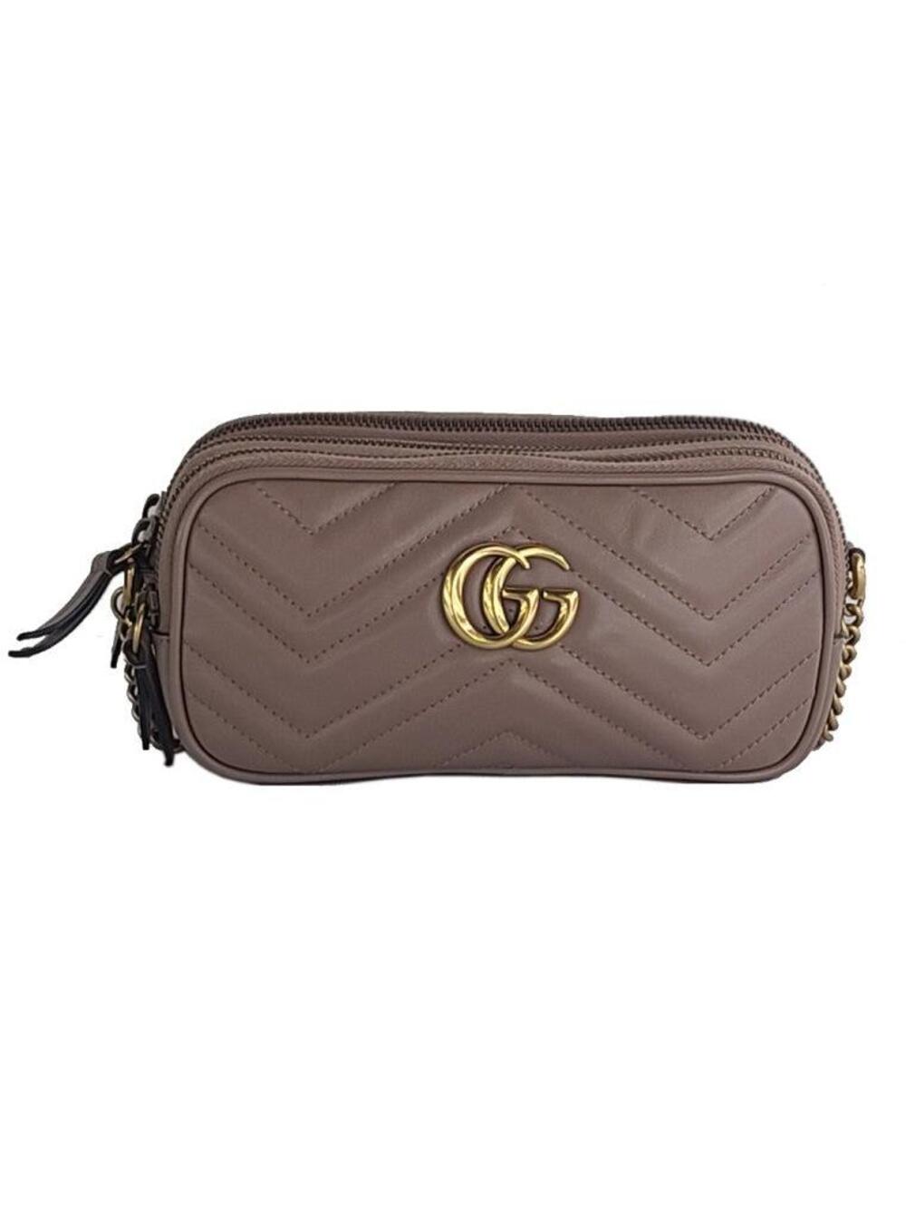 Gucci Gg Marmont Mini Chain Bag #352674F72B